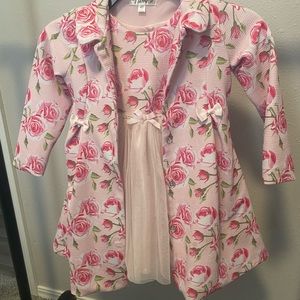 Girls dress with jacket